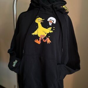 Under Armour Steph Curry Sesame Street collab Black Hoodie. Mens Medium